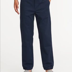 Boys Twill Jogger Style Uniform Pants